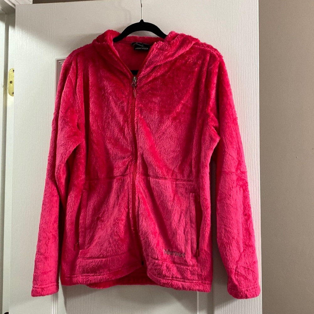 Hot Pink marmot fleece jacket